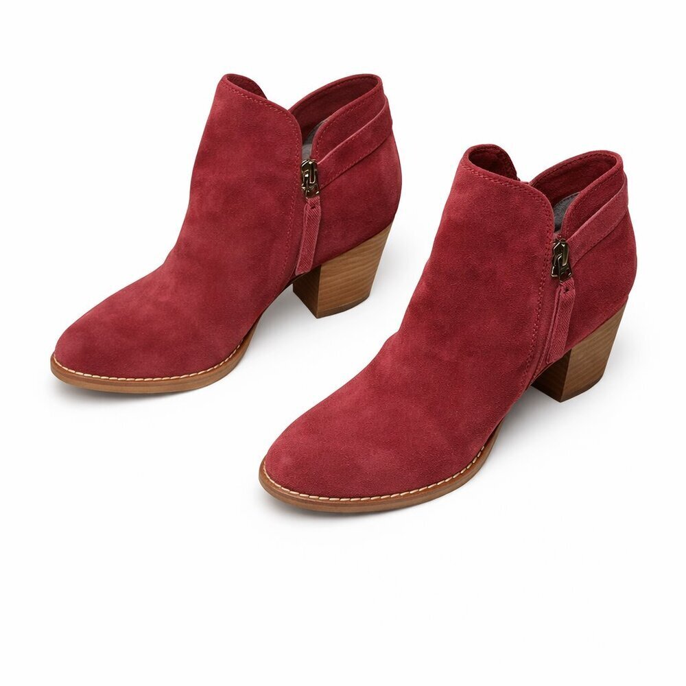 SAM EDELMAN Marie Leather Ankle Booties Size 9.5M